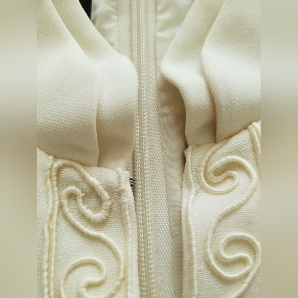 Patrick Collection Shift Passenenterie Emb. Dress… - image 7